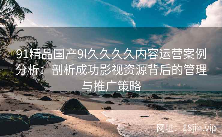 91精品国产9l久久久久内容运营案例分析:剖析成功影视资源背后的管理与推广策略 91精品国产9l久久久久内容运营案例分析:剖析成功影视资源背后的管理与推广策略