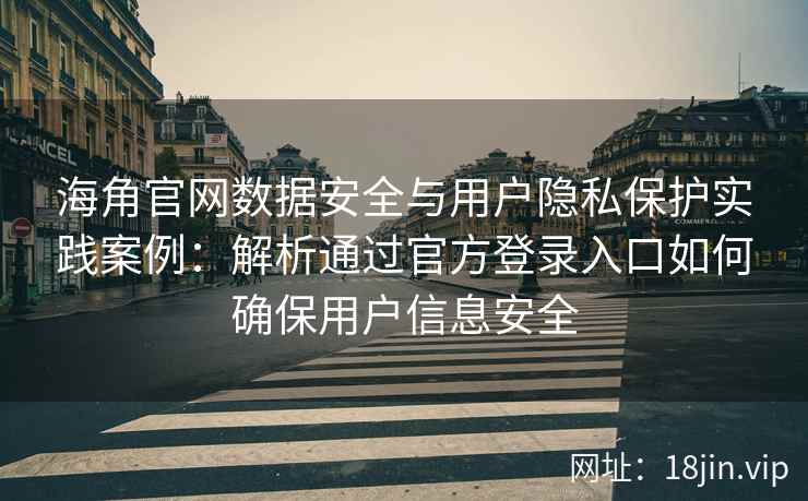 海角官网数据安全与用户隐私保护实践案例：解析通过官方登录入口如何确保用户信息安全